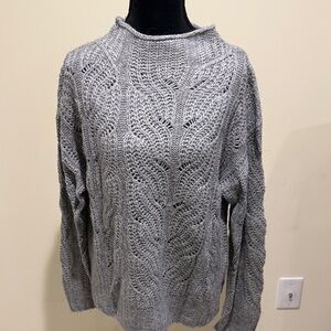 J. Crew Gray Women's Cowl Neck Sweater - Size: M (Medium) - Worn once